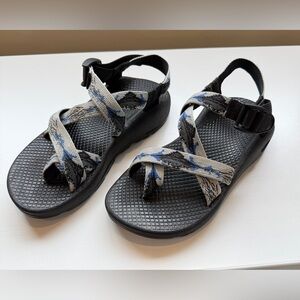 Chaco Z Strap Sandals Womens Size 5 Gray Blue Outdoor Trail Hiking Sport